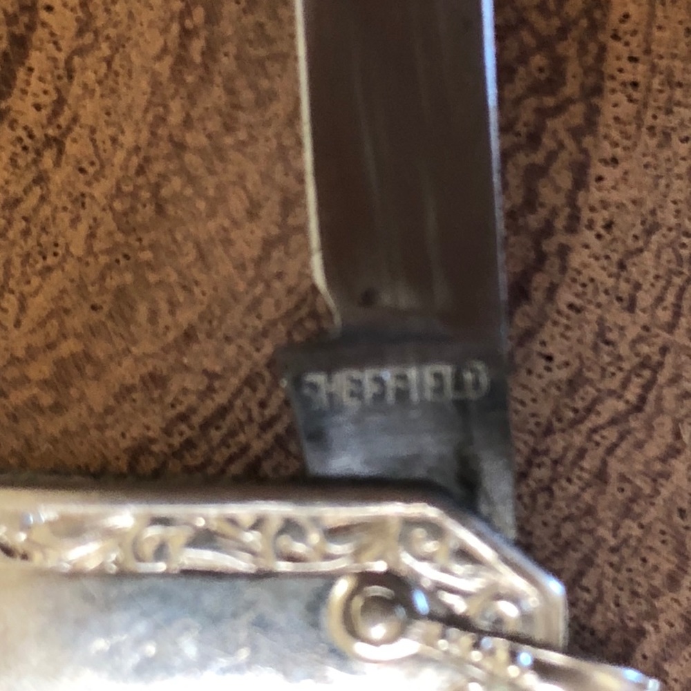 Antique Fruit Knife by Sheffield and Hat Pin 1900s - Picture 2 of 4